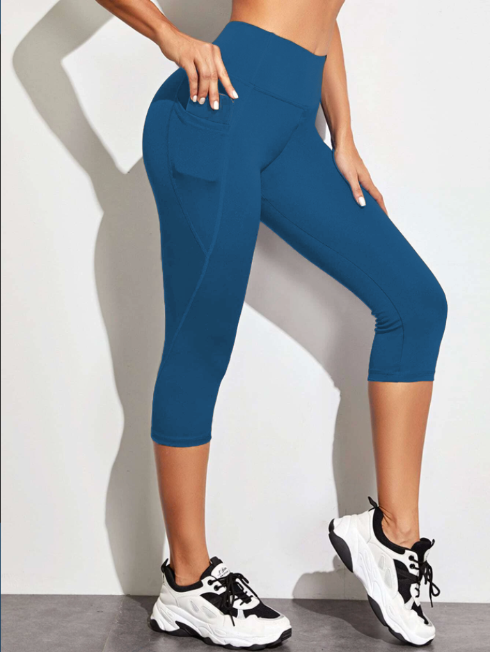 SPC RUN-TEAL- POCKET CAPRI- 2 OPTIONS - Like A Duchess