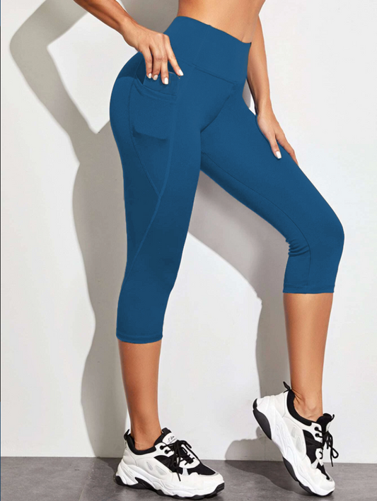 SPC RUN-TEAL- POCKET CAPRI- 2 OPTIONS - Like A Duchess