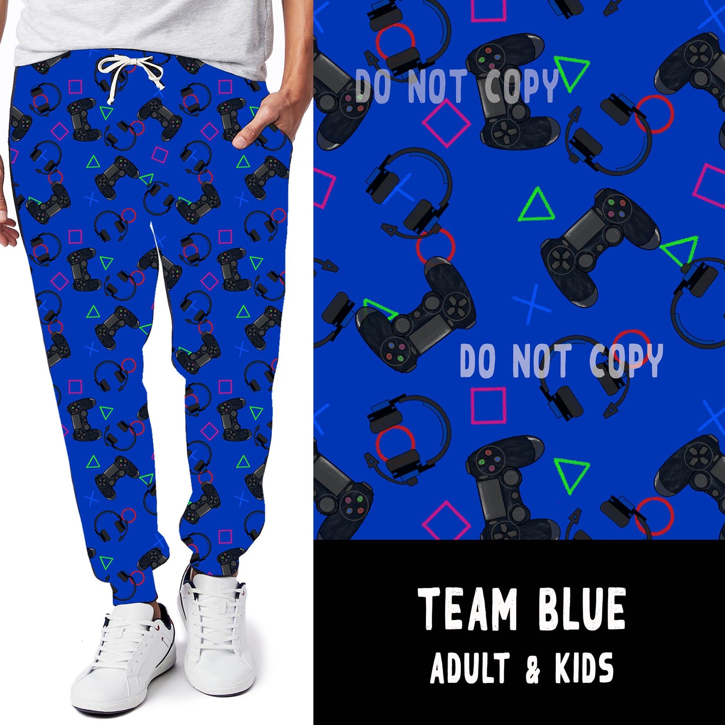 BATCH 61-TEAM BLUE LEGGINGS/JOGGERS - Like A Duchess