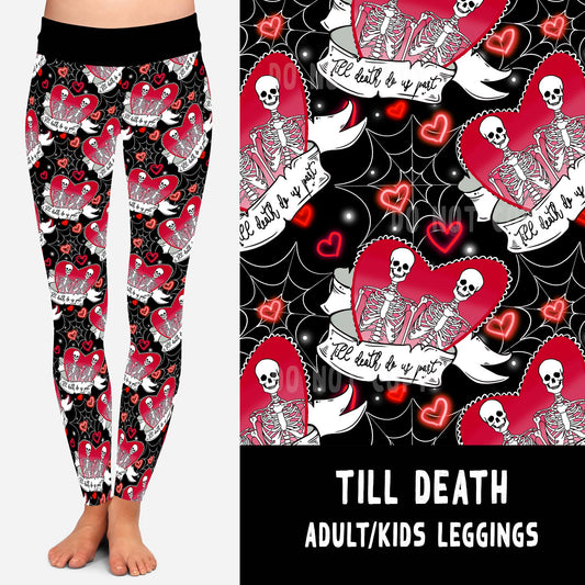 LUCKY IN LOVE-TILL DEATH LEGGINGS/JOGGERS - Like A Duchess