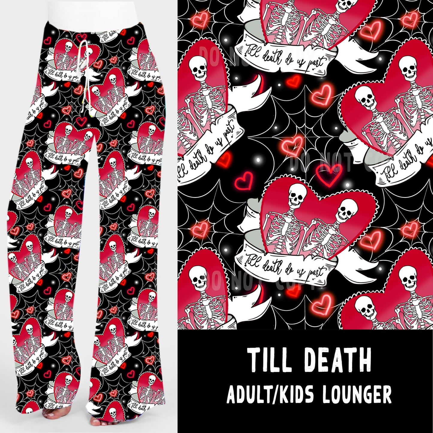 LUCKY IN LOVE-TILL DEATH UNISEX ADULT/KIDS LOUNGER - Like A Duchess