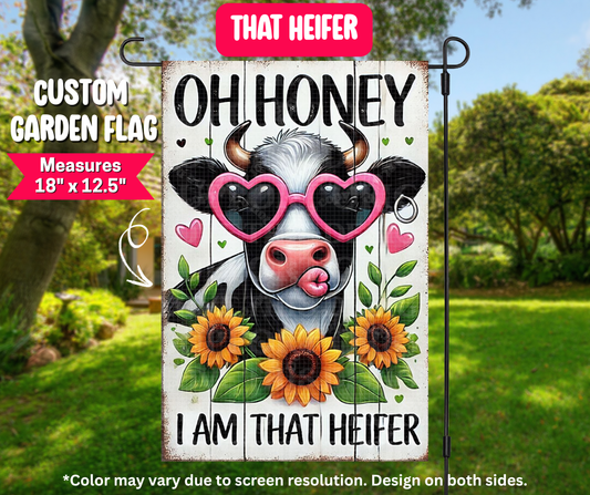 That Heifer Garden Flag - Like A Duchess