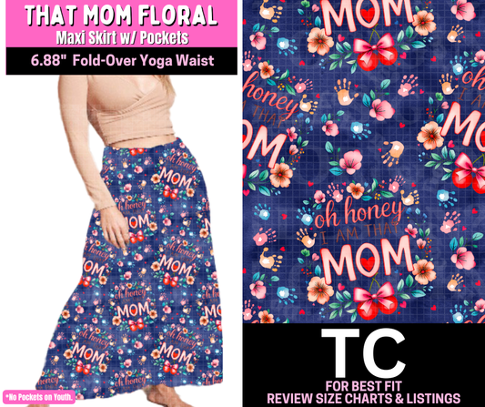 That Mom Floral Maxi Skirt - Like A Duchess