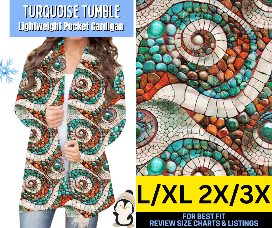 Turquoise Tumble Pocket Cardigan - Like A Duchess