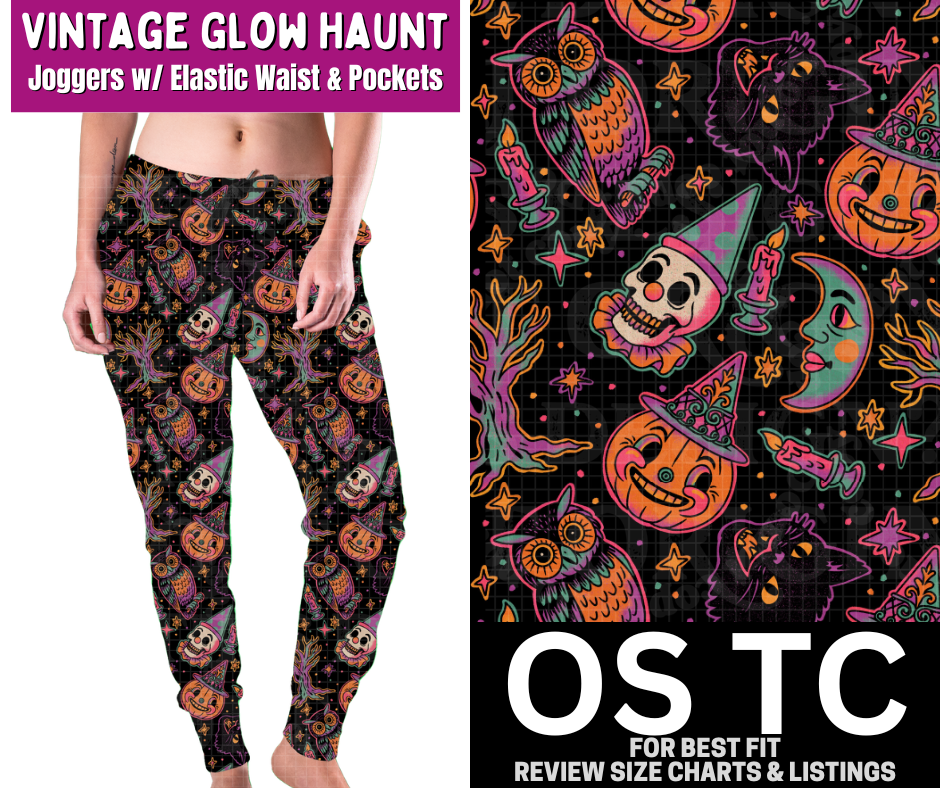 Vintage Glow Haunt Joggers - Like A Duchess