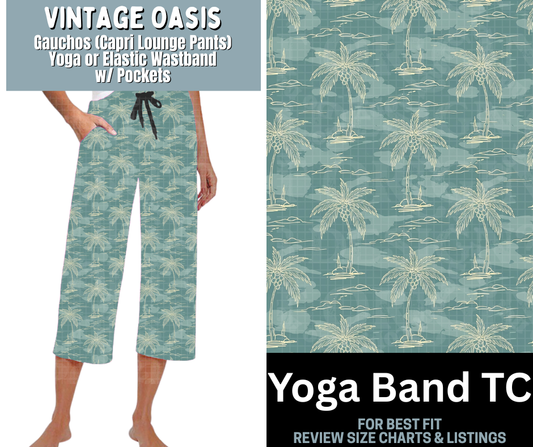 Vintage Oasis Capri Gauchos - Like A Duchess