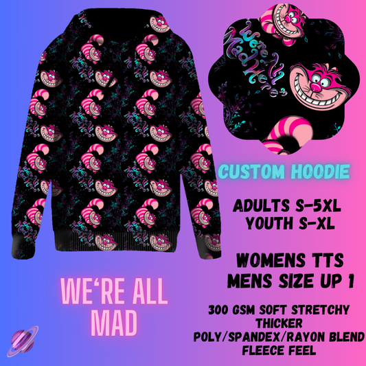 PULLOVER HOODIE RUN 1-WE'RE ALL MAD - Like A Duchess
