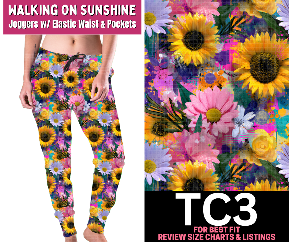 Walking On Sunshine Joggers - Like A Duchess