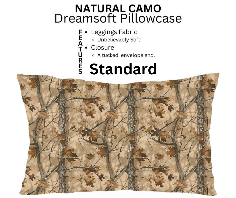 Natural Camo Dreamsoft Pillowcase