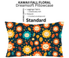 Kawaii Fall Floral Dreamsoft Pillowcase