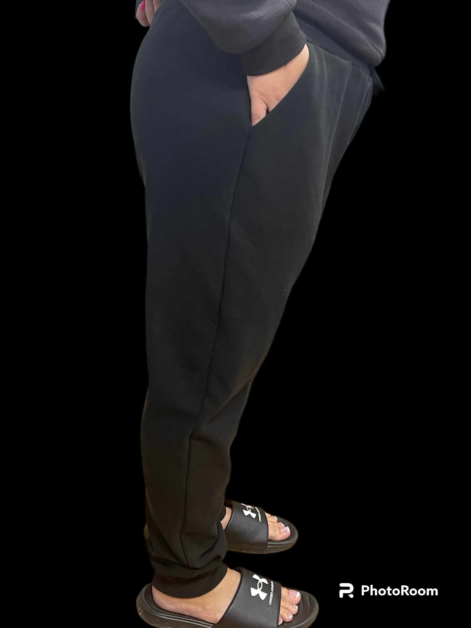 DARK FLORAL - BUTTER FLEECE LINED UNISEX JOGGERS - Like A Duchess