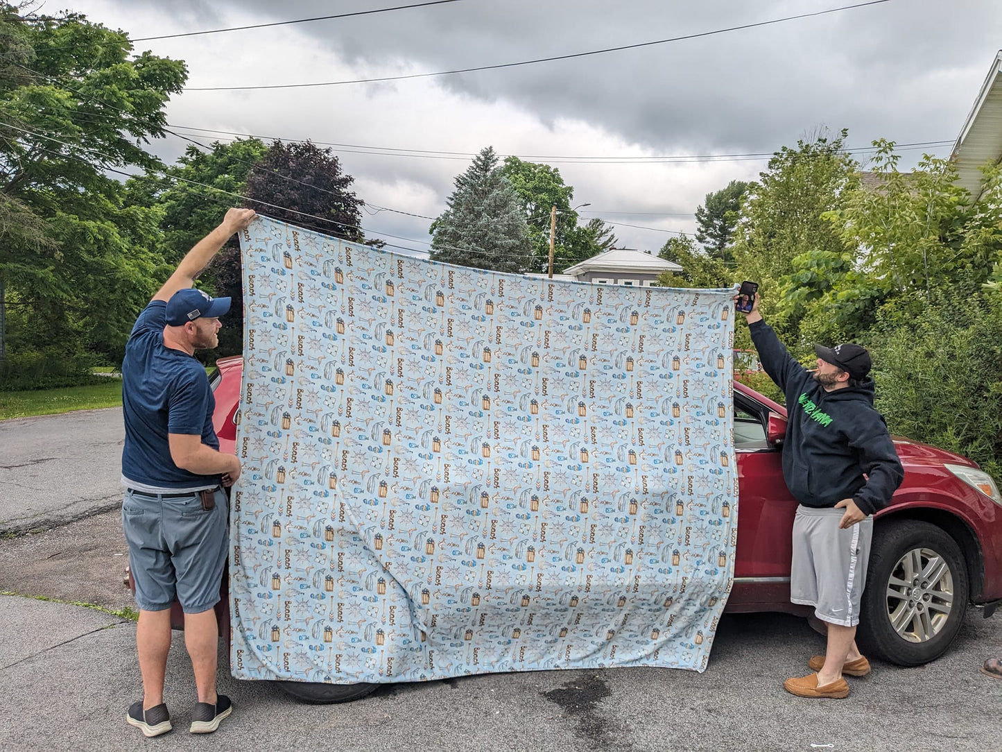 BLUE MOON- GIANT SHAREABLE THROW BLANKET - Like A Duchess