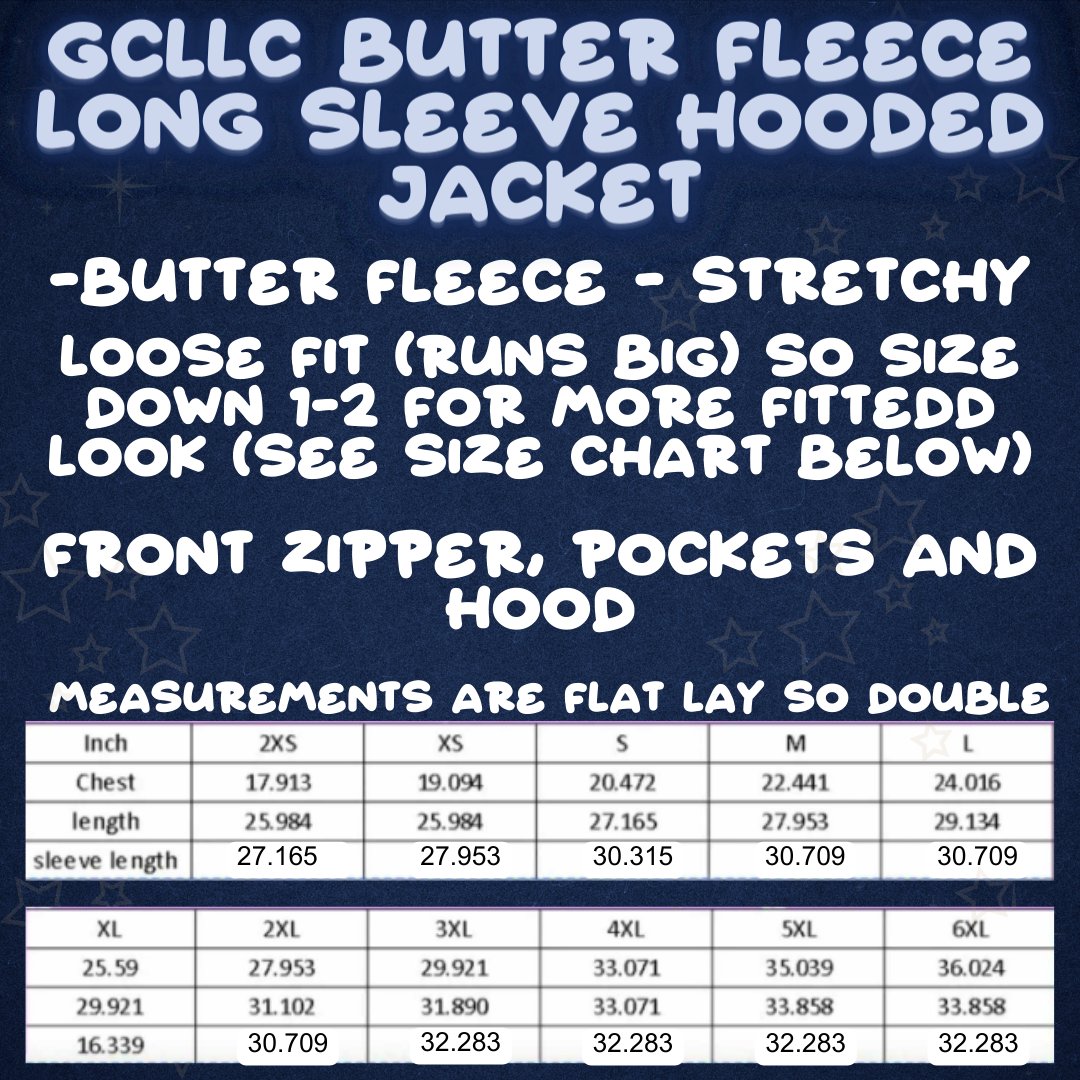 SOLID BLACK - BUTTER FLEECE LONG SLEEVE ZIP HOODIES - Like A Duchess