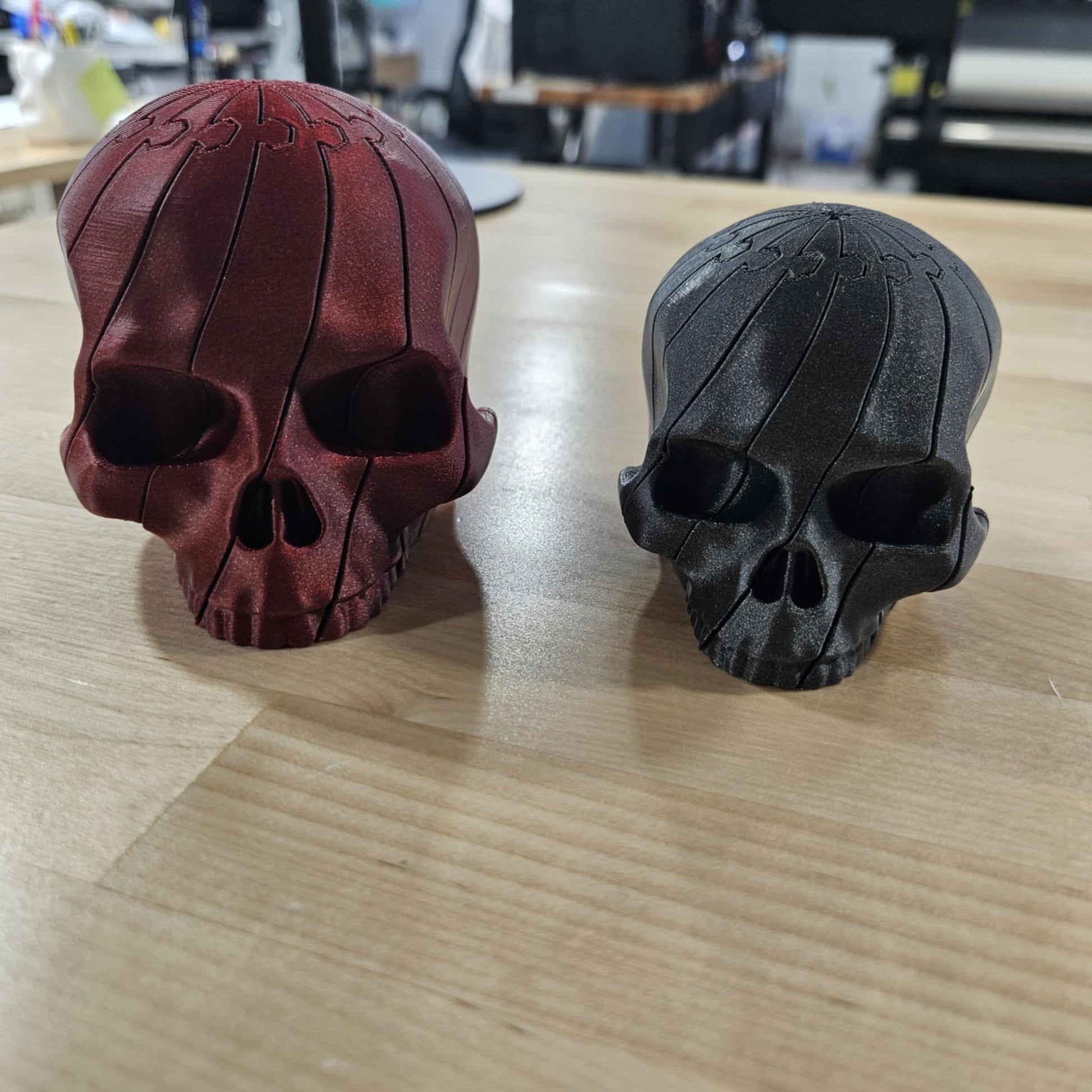 COLORFUL FIDGET SKULL- 3D PRINTED - Like A Duchess