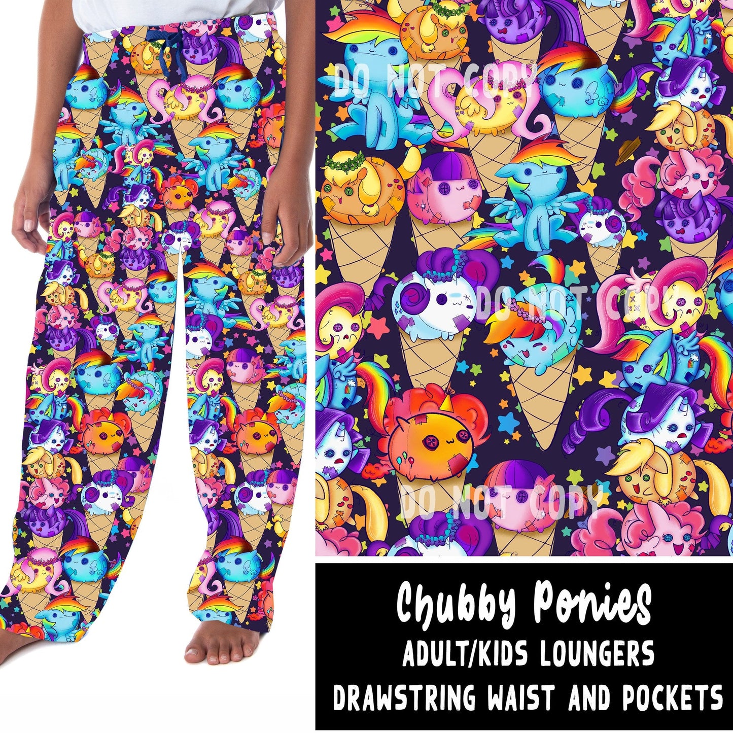 SPRING BASH RUN-CHUBBY PONIES ADULT/KIDS LOUNGER - Like A Duchess