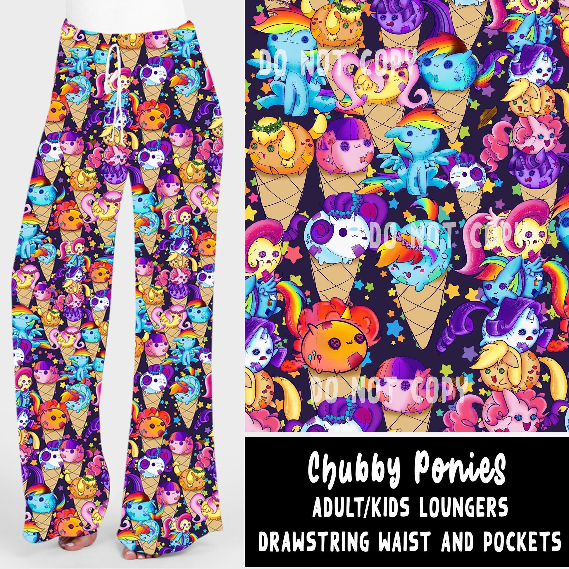 SPRING BASH RUN-CHUBBY PONIES ADULT/KIDS LOUNGER - Like A Duchess