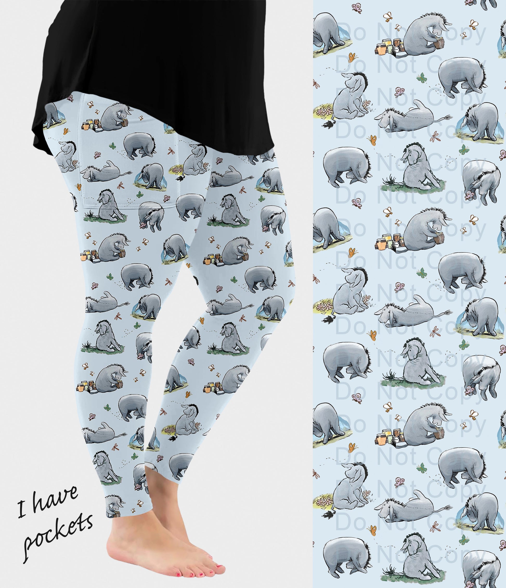 RTS - Classic Donkey Leggings w/ Pockets - Like A Duchess
