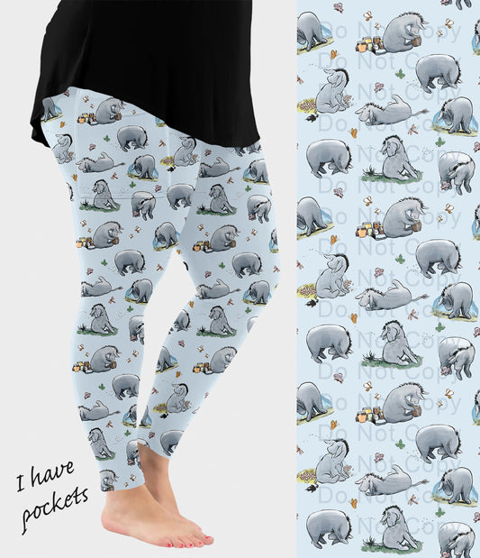 RTS - Classic Donkey Leggings w/ Pockets - Like A Duchess