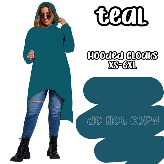 TEAL - HOODIE CLOAKS - Like A Duchess