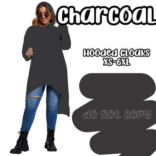 CHARCOAL - HOODIE CLOAKS - Like A Duchess