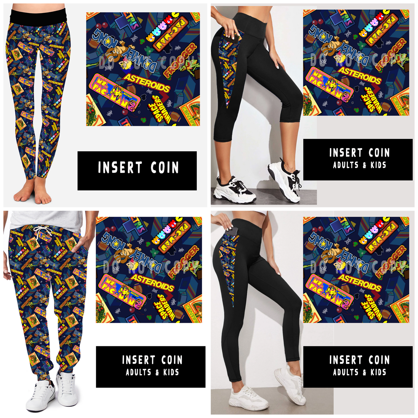 OUTFIT RUN 5-INSERT COIN  LEGGINGS/CAPRI/JOGGERS - Like A Duchess