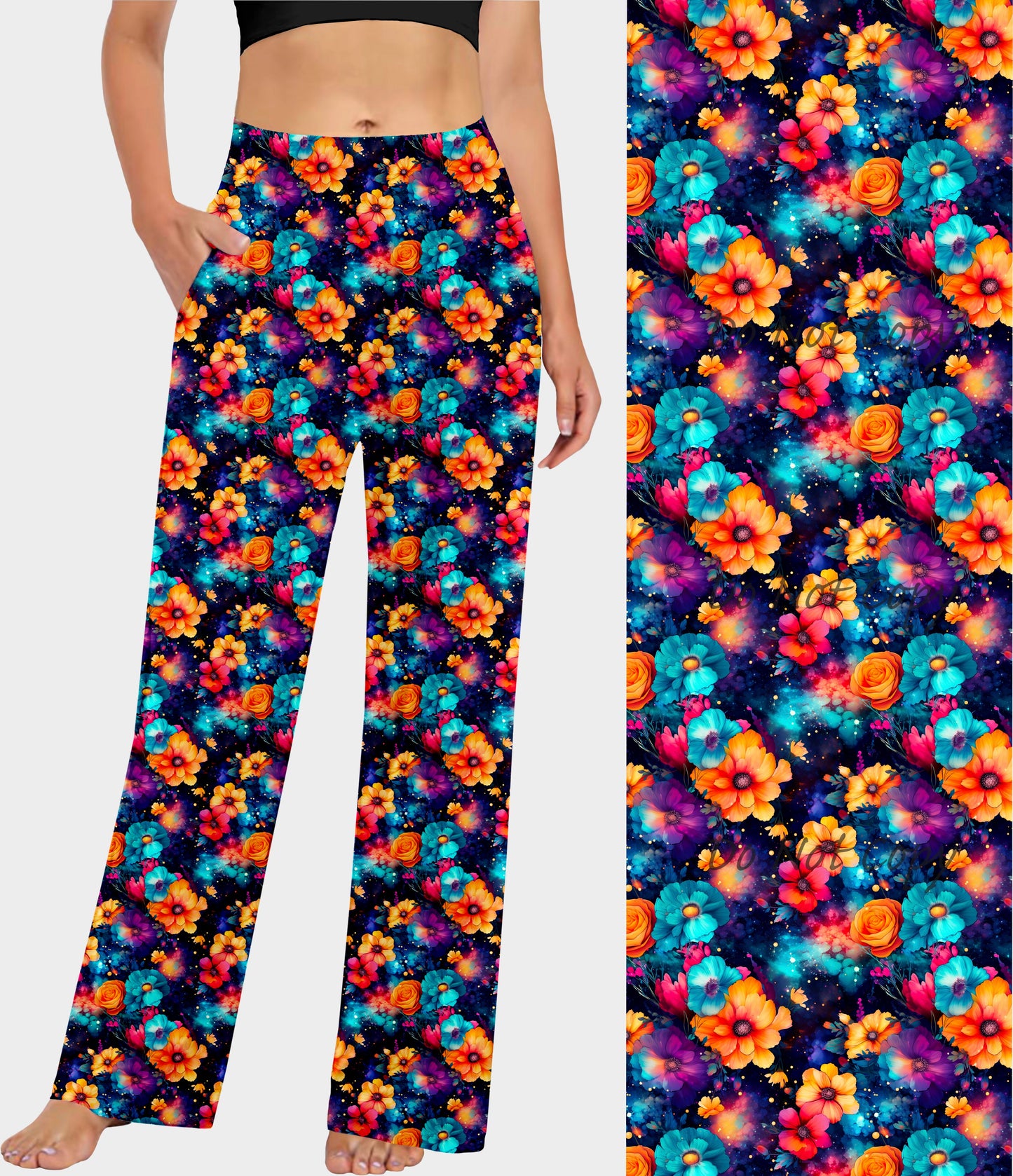 RTS - Cosmo Flowers Lounge Pants - Like A Duchess