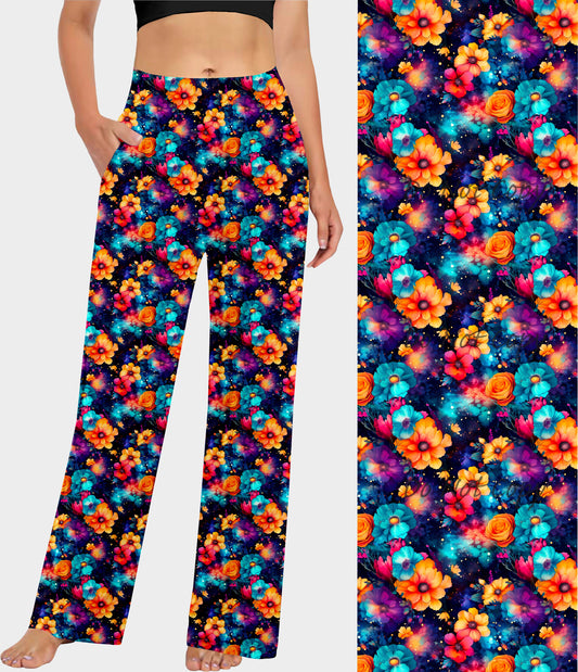 RTS - Cosmo Flowers Lounge Pants - Like A Duchess