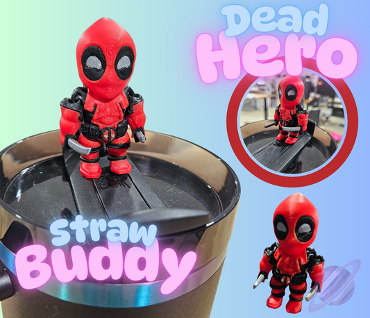 DEAD HERO-3D PRINTED STRAW BUDDY - Like A Duchess