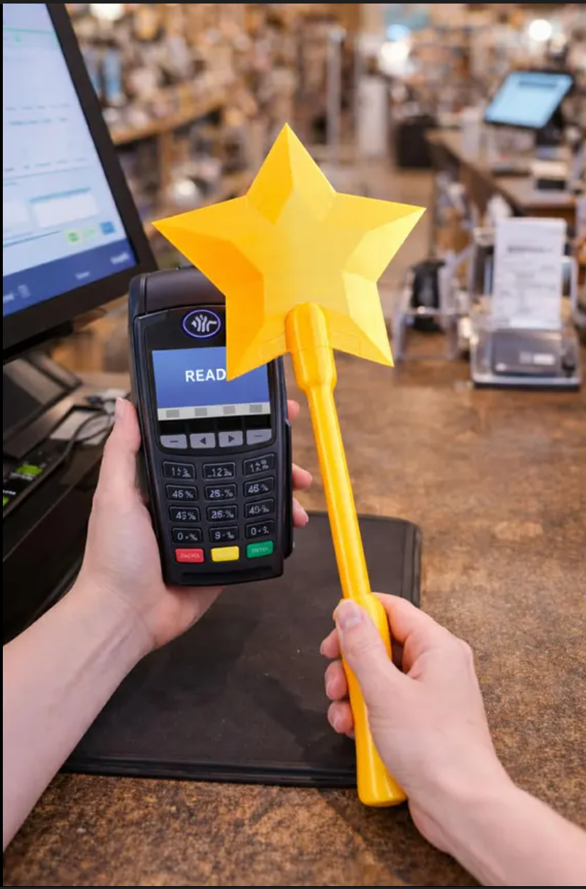 TAP PAY WAND FOR TAP ENABLED CREDIT AND DEBIT CARDS- 3D PRINTED IN HOUSE - Like A Duchess