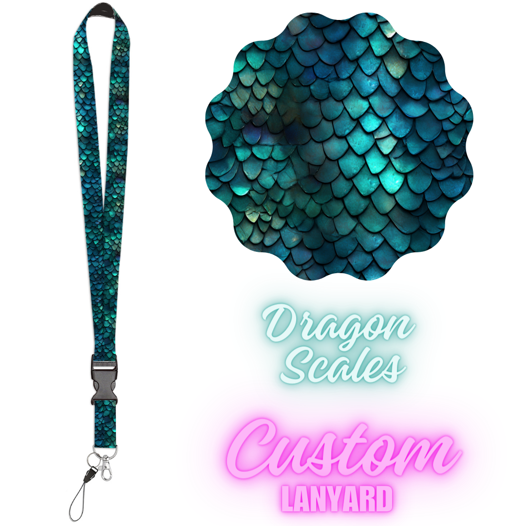 CUSTOM LANYARDS-DRAGON SCALES - Like A Duchess
