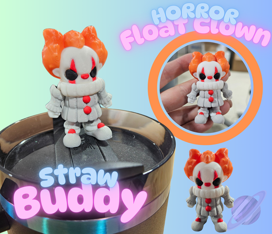 FLOAT CLOWN-3D PRINTED STRAW BUDDY - Like A Duchess