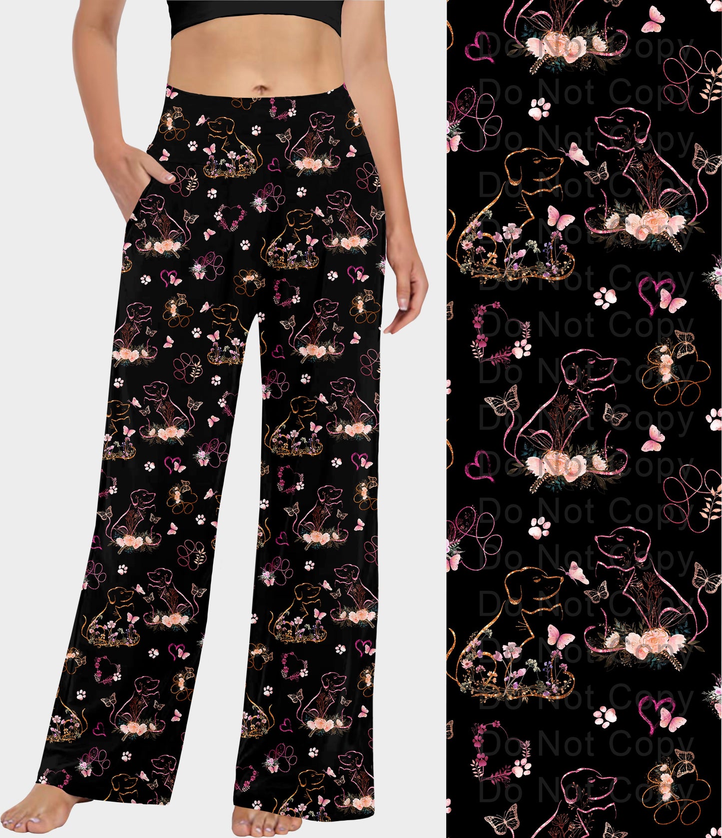 RTS - Foil Pets Lounge Pants - Like A Duchess
