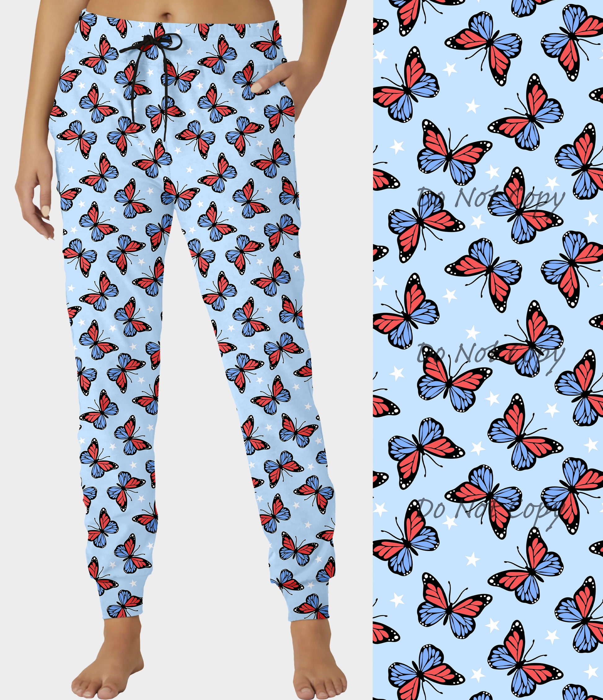 RTS - Freedom Butterfly Joggers - Like A Duchess