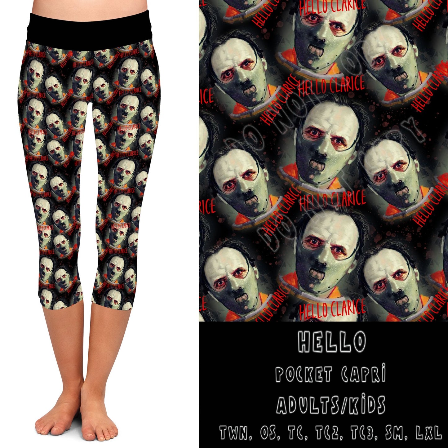 DARK TWISTED RUN- HELLO-LEGGING/JOGGER - Like A Duchess