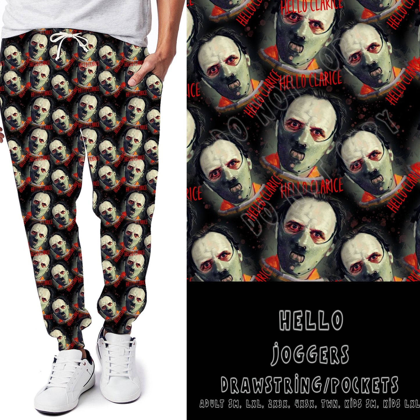 DARK TWISTED RUN- HELLO-LEGGING/JOGGER - Like A Duchess