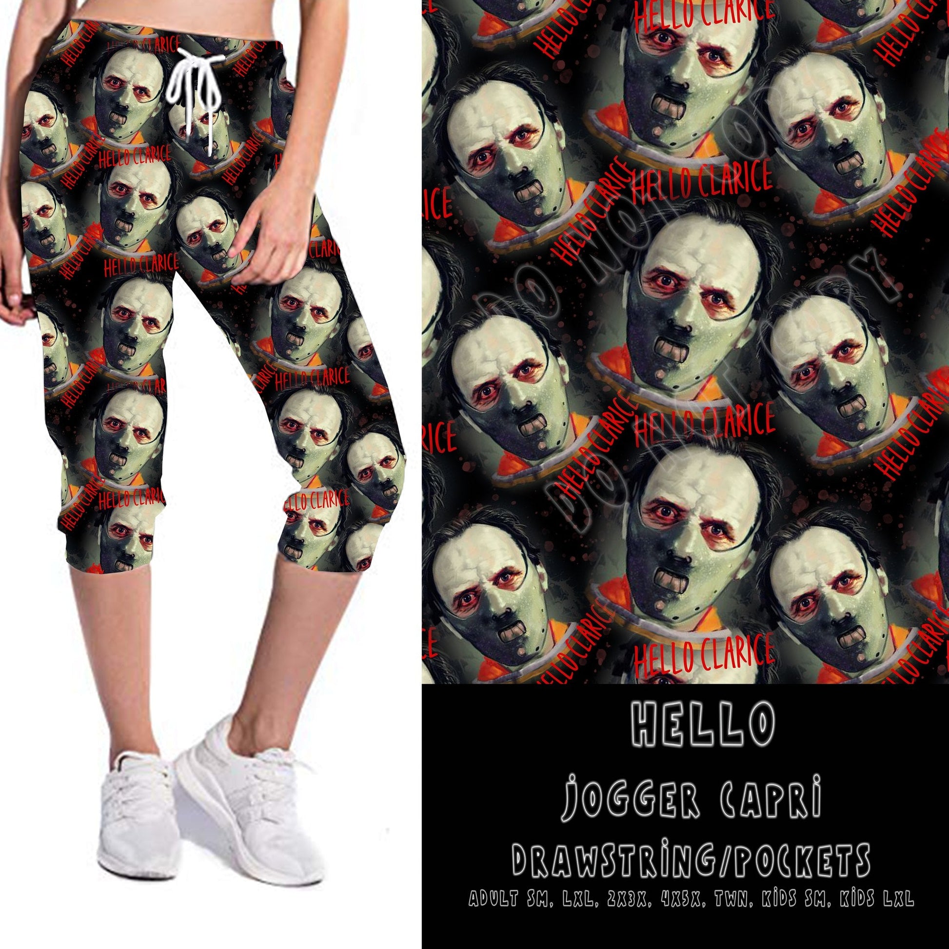DARK TWISTED RUN- HELLO-LEGGING/JOGGER - Like A Duchess