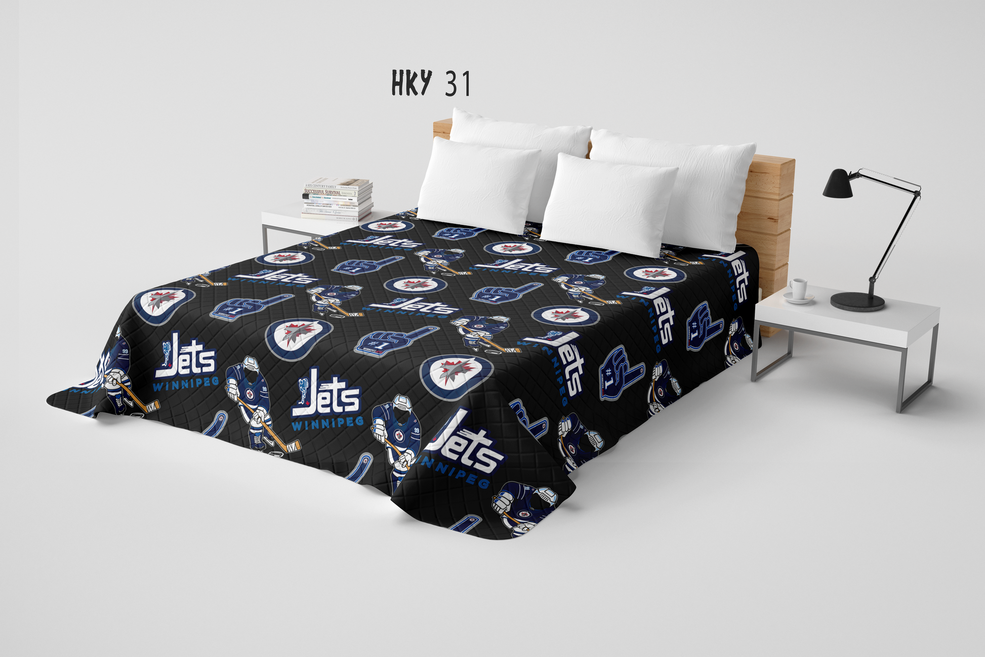 SPORTS RUN 3- HKY 31 QUILT - Like A Duchess