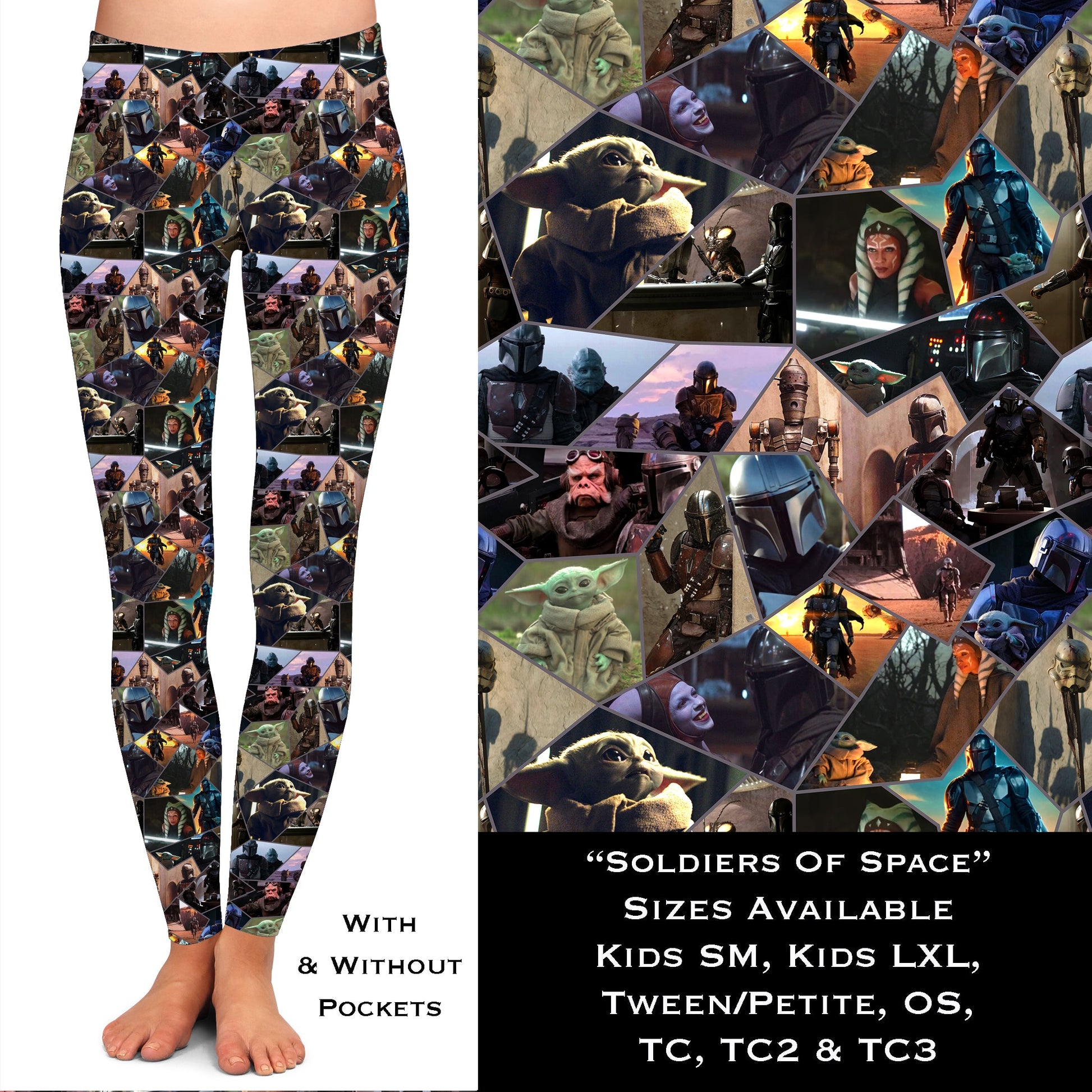 Soldiers of Space - Legging & Capri - Like A Duchess