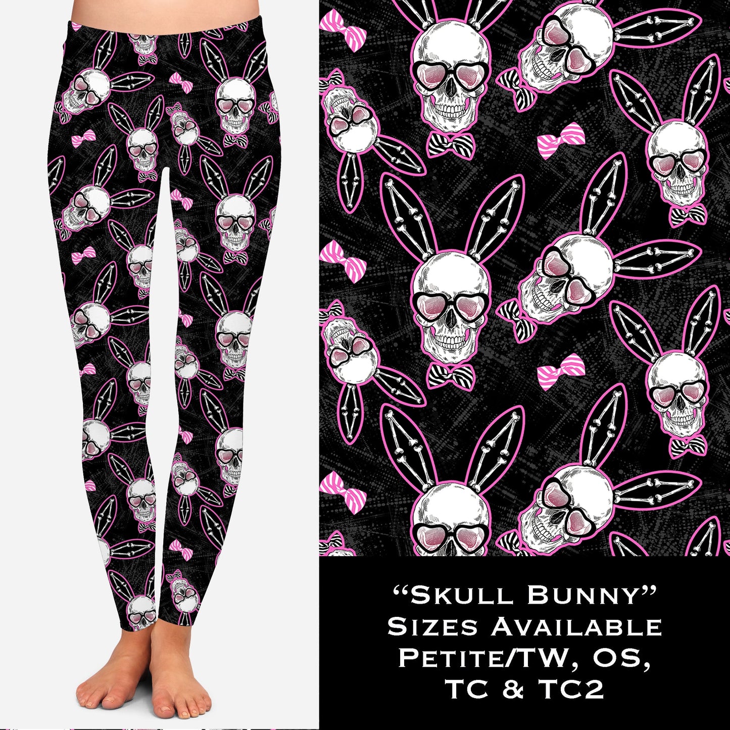 Skull Bunny - Legging & Capri - Like A Duchess