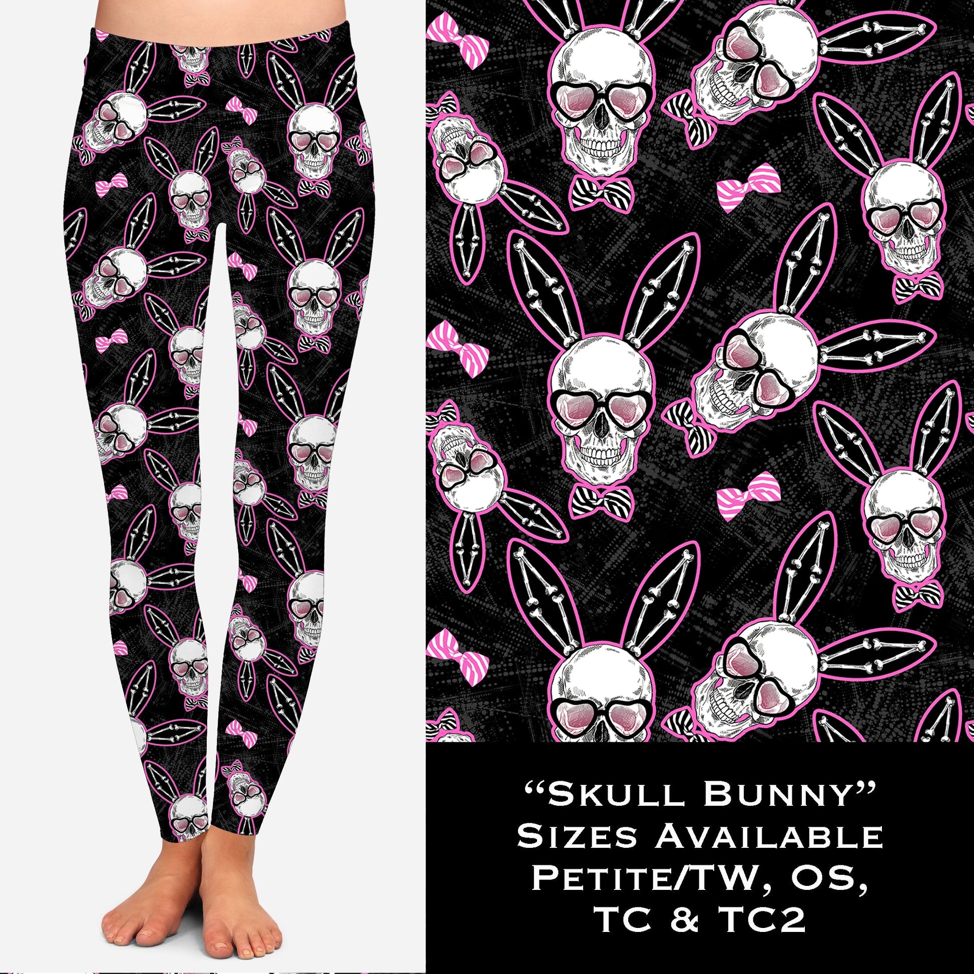 Skull Bunny - Legging & Capri - Like A Duchess
