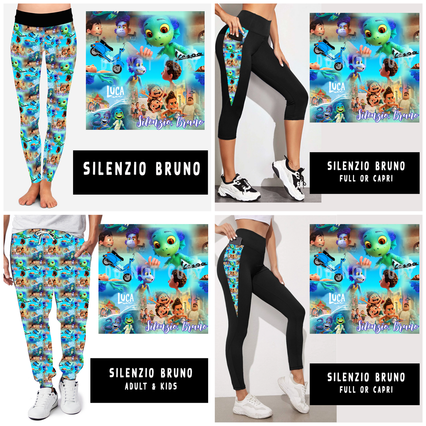OUTFIT RUN 5-SILENZIO BRUNO  LEGGINGS/CAPRI/JOGGERS - Like A Duchess