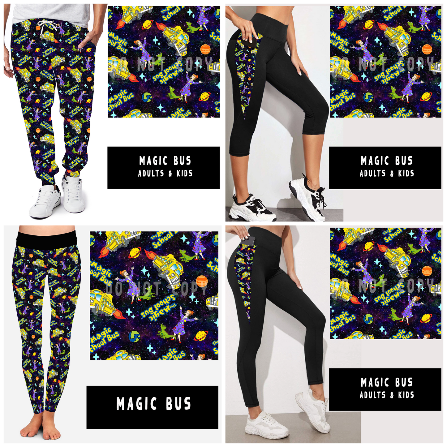 OUTFIT RUN 5-MAGIC BUS LEGGINGS/CAPRI/JOGGERS - Like A Duchess