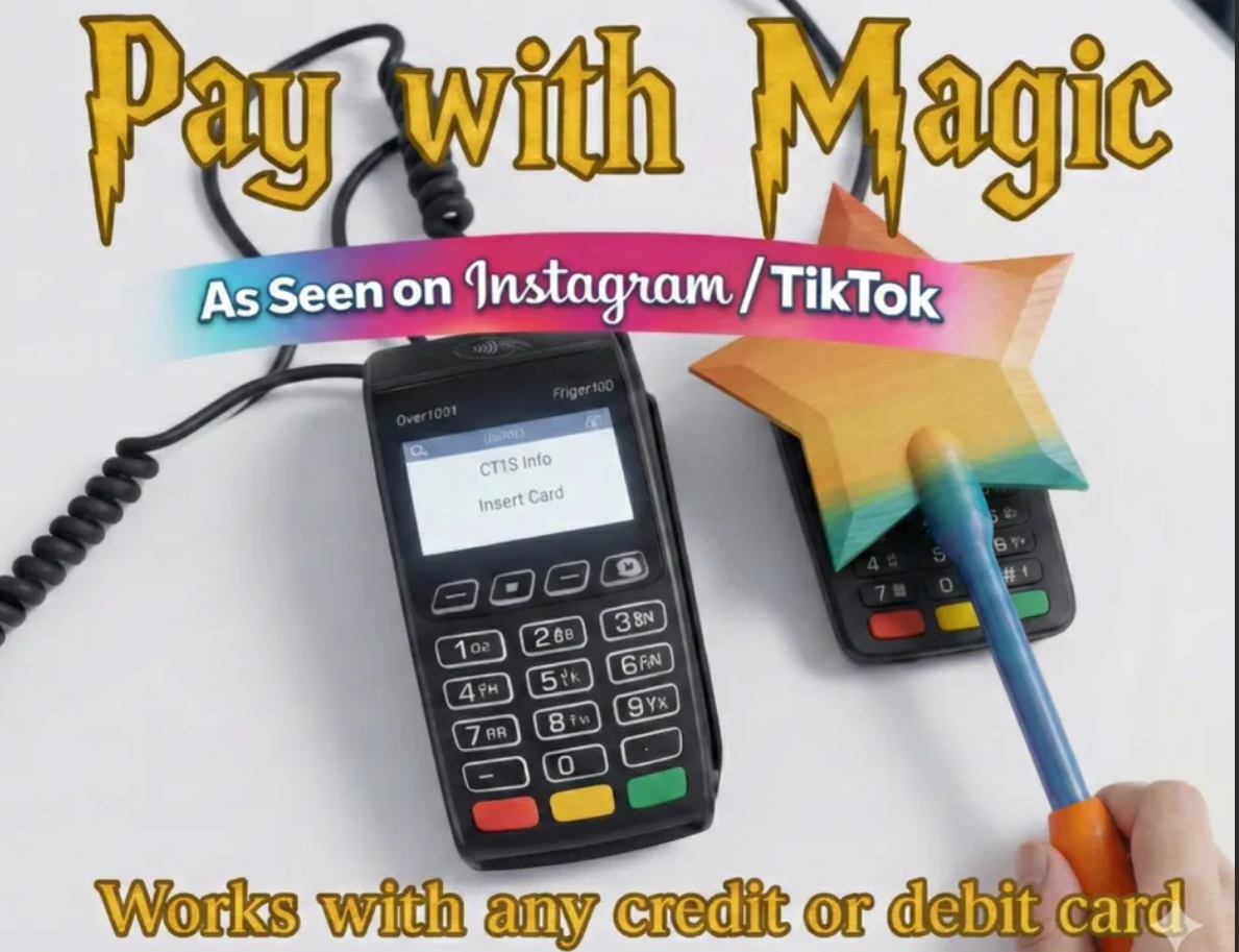 TAP PAY WAND FOR TAP ENABLED CREDIT AND DEBIT CARDS- 3D PRINTED IN HOUSE - Like A Duchess