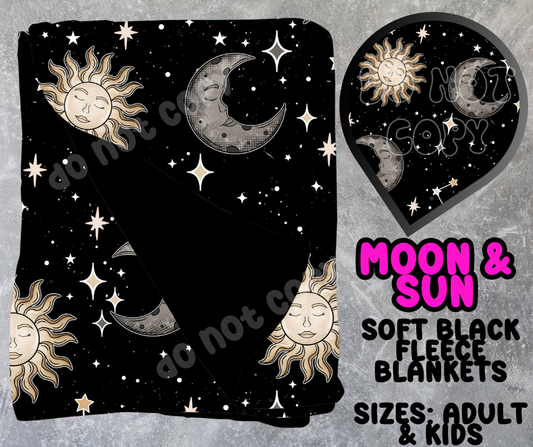MOON & SON- SOFT BLACK THROW BLANKET - Like A Duchess