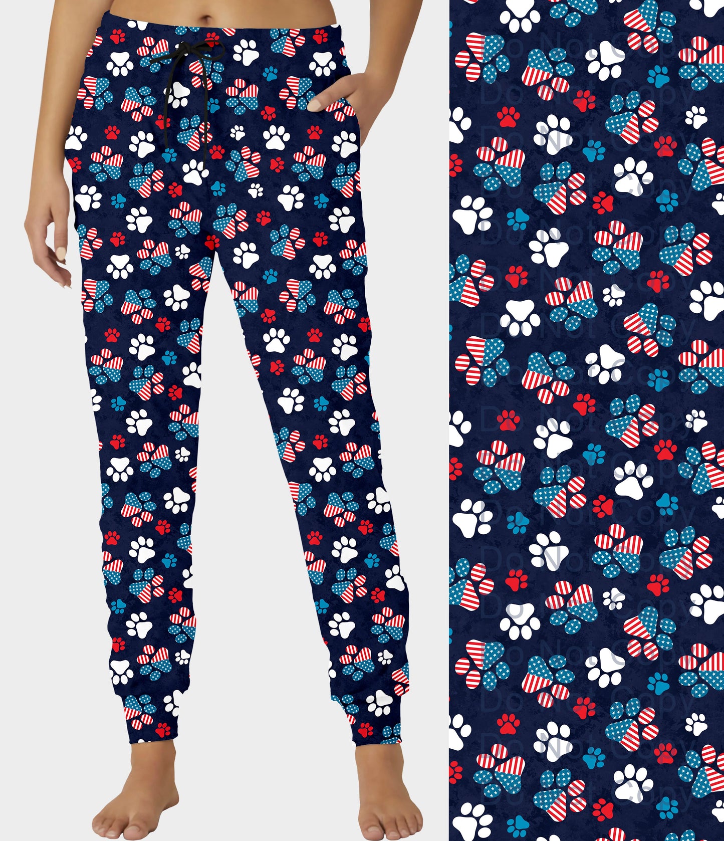 RTS - Patriotic Paws Joggers - Like A Duchess