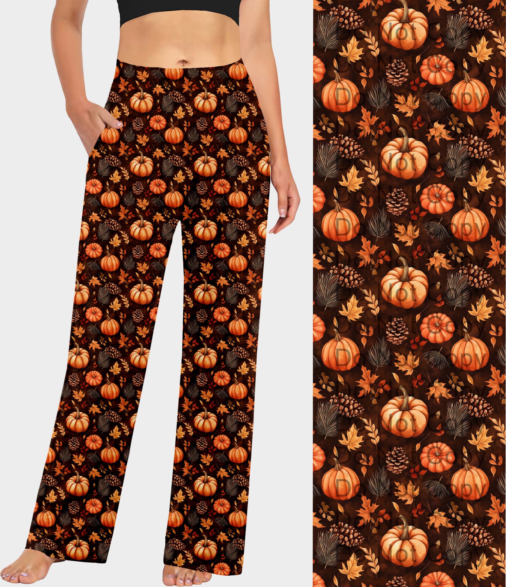 RTS - Pinecone Pumpkins Lounge Pants - Like A Duchess