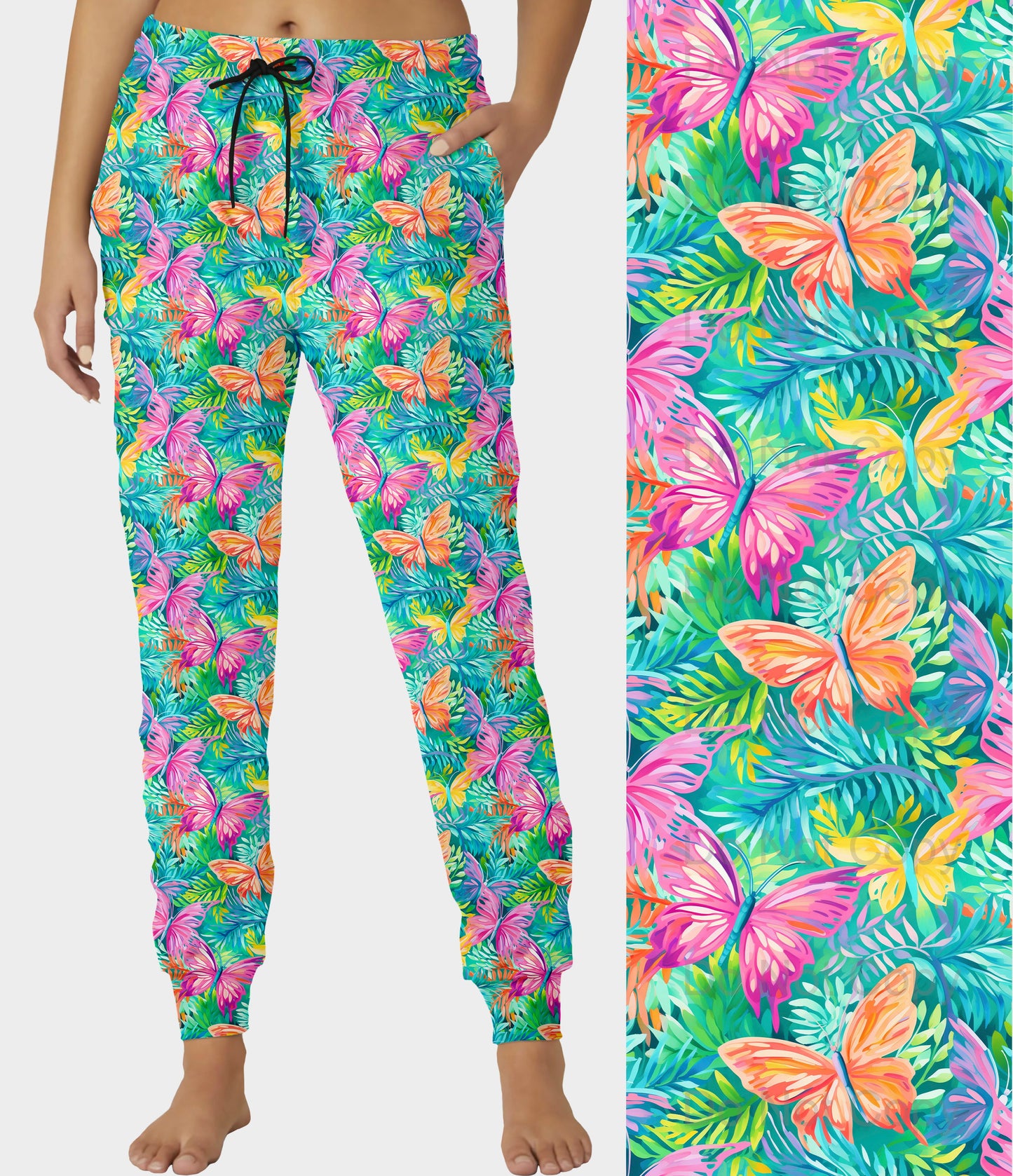 RTS - Preppy Butterfly Joggers - Like A Duchess