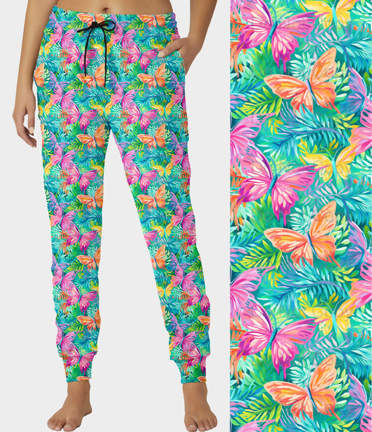 RTS - Preppy Butterfly Joggers - Like A Duchess