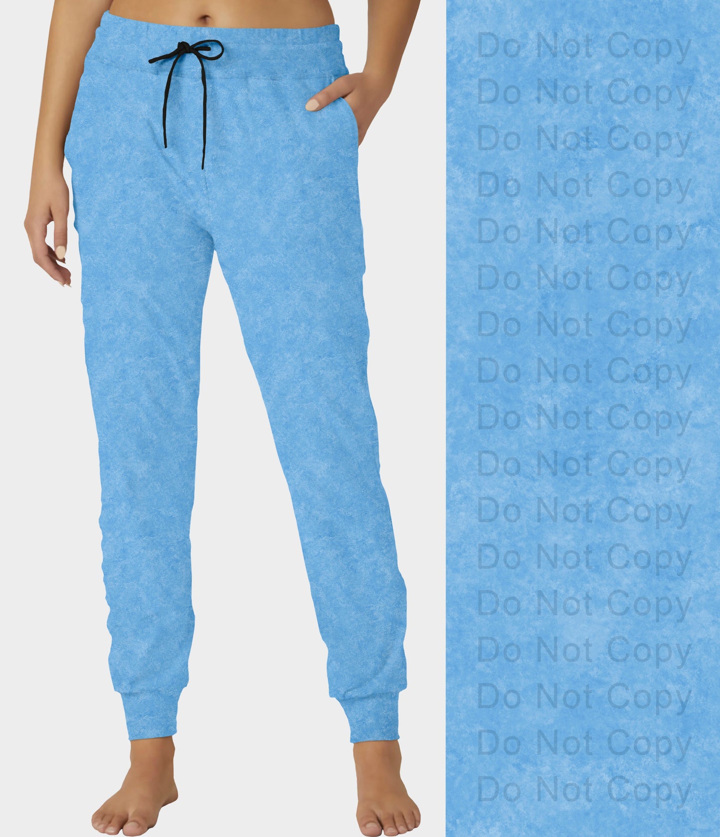 RTS - Pretty Blue Joggers - Like A Duchess