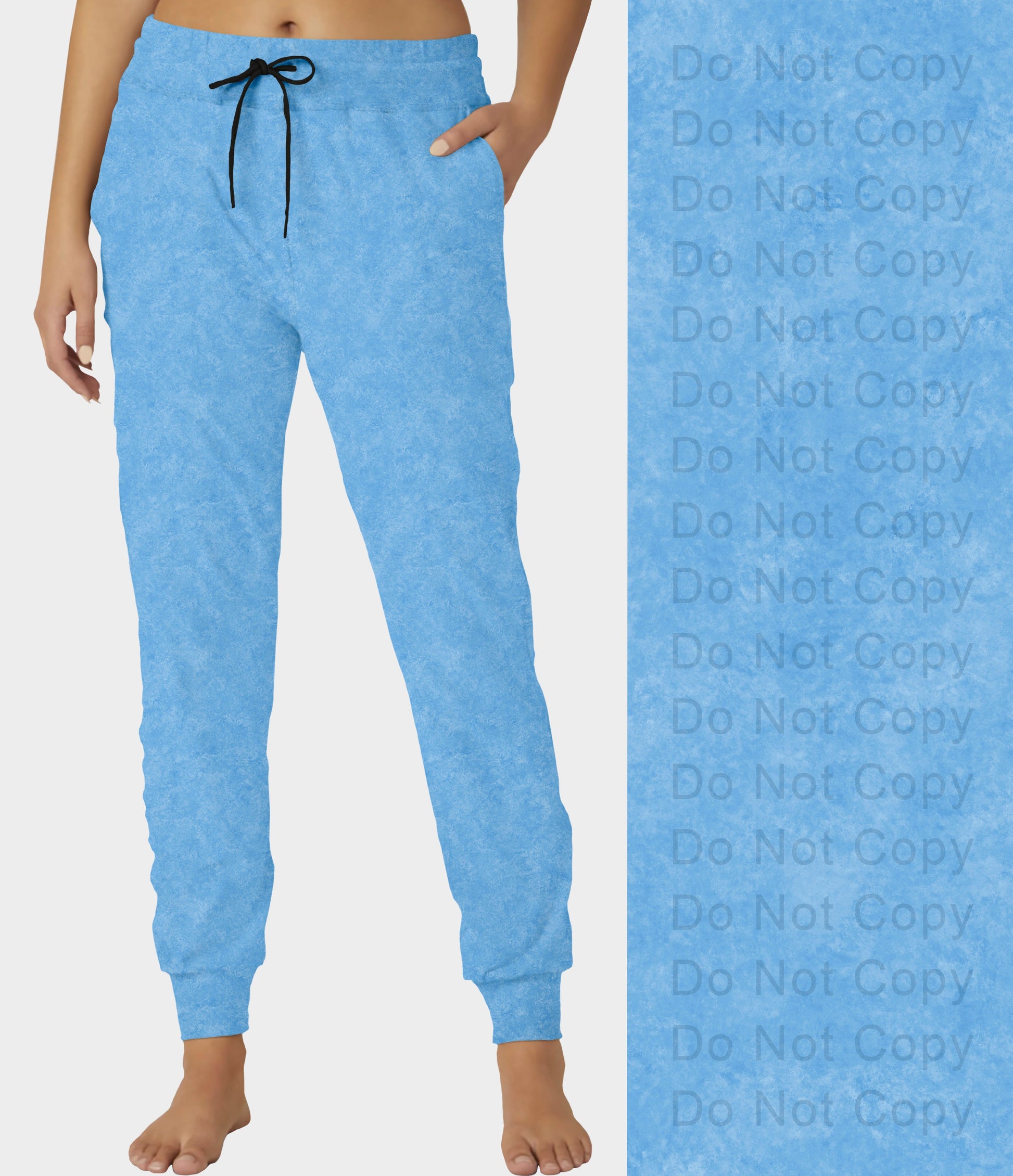 RTS - Pretty Blue Joggers - Like A Duchess